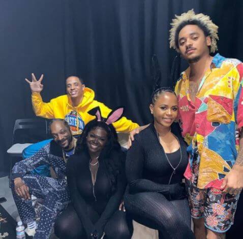 Shante Taylor with her family.